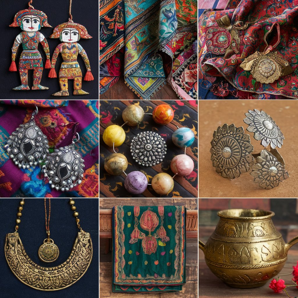 Authentic handcrafted Indian handicrafts showcasing traditional Indian craftsmanship and cultural heritage available on Tanutra.