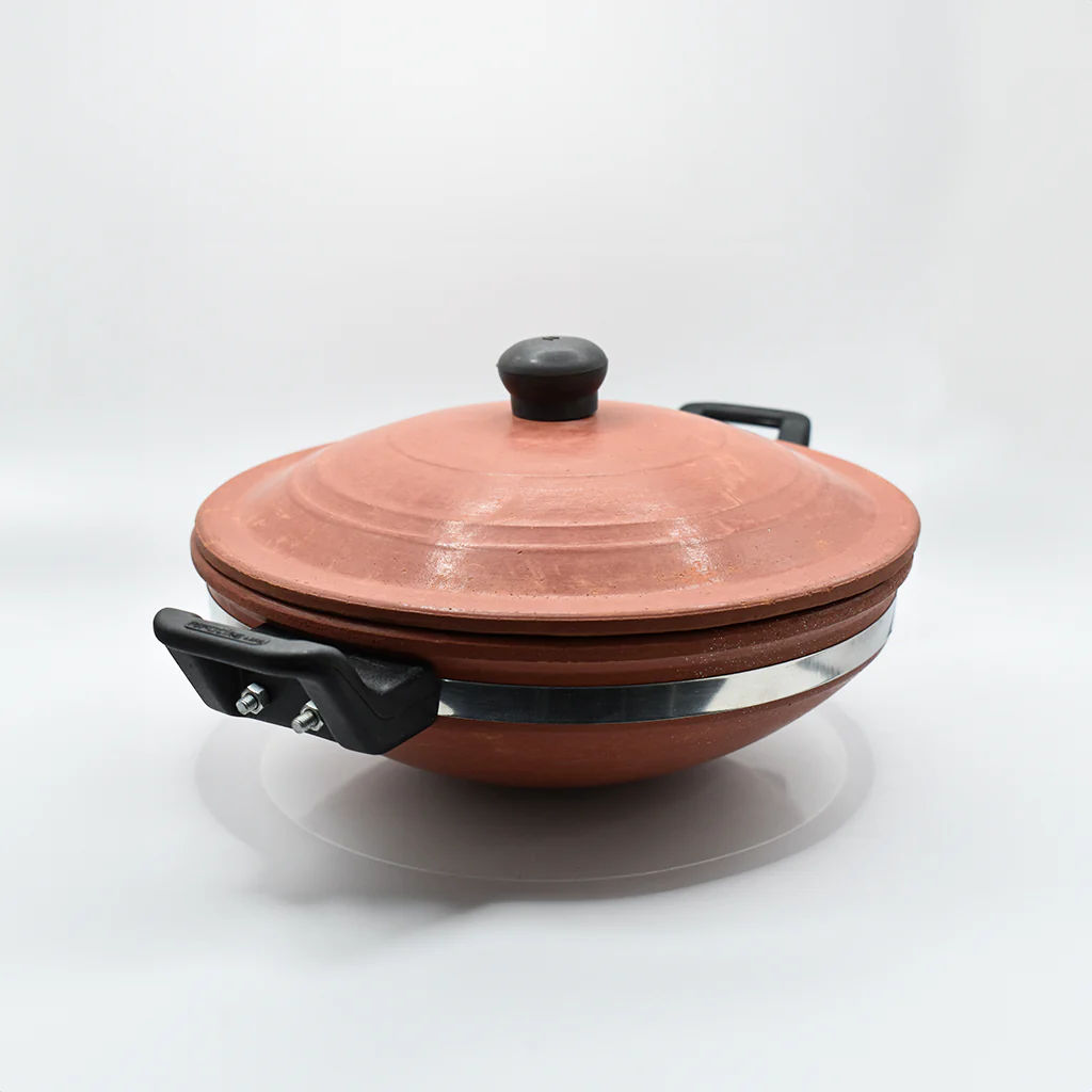 Handcrafted Mitti Magic Kadhai - Authentic Indian Clay Cooking Pot.