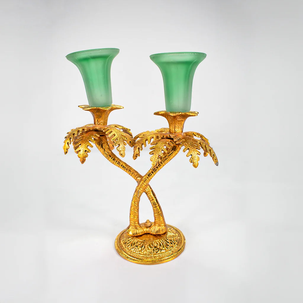 Tropical Candle Holder—a stunning decor piece designed to infuse your living spaces with a touch of tropical charm .