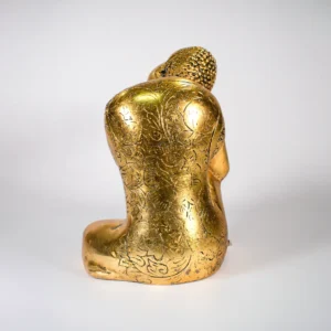 golden brass buddha