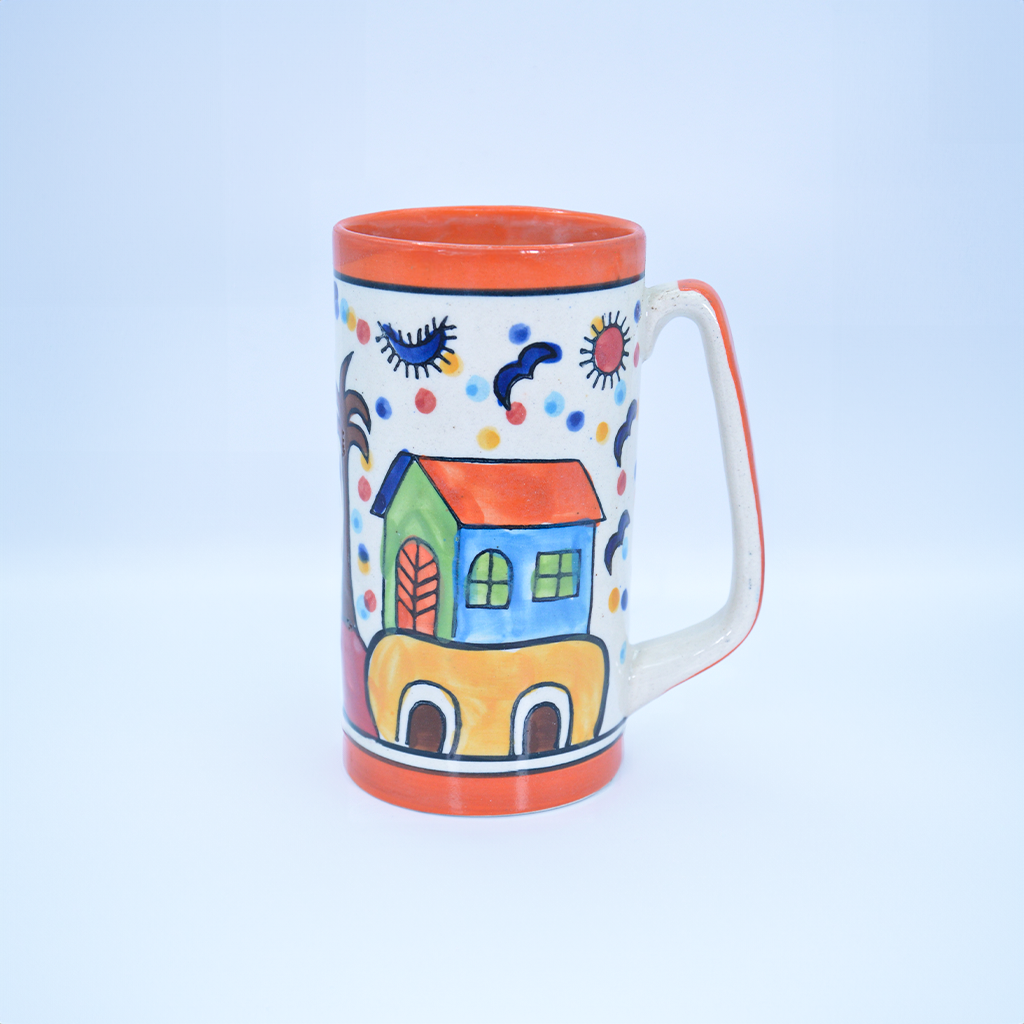 Beer mug Chinese panting Images-1