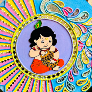 Little krishna Lippan art at Tanutra